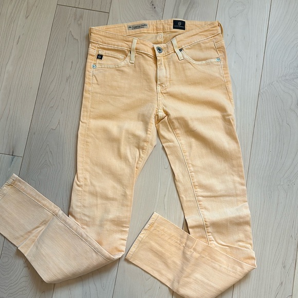 Adriano Goldschmied The Legging Ankle Super Skinny Faux Leather Ankle Jeans Size 27 (4)